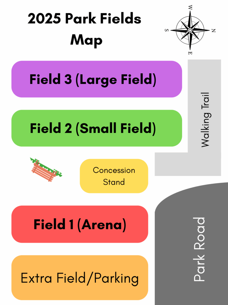 2025 Park Fields Map
